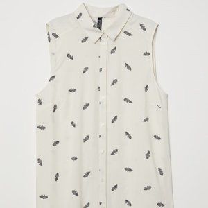 Sleeveless Viscose Blouse